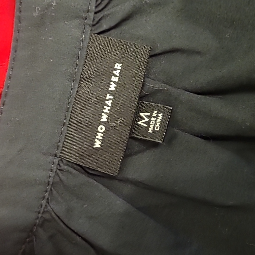 Ladies, Who What Wear Black Dress, Sz M - Picture 9 of 9